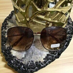 Tommy Hilfiger ESMERALDA Brown Gold Women Sunglasses